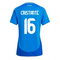 Zenski Nogometni Dres Italija Bryan Cristante #16 Domaci EP 2024 Kratak Rukav